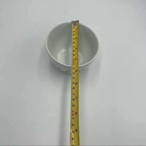 Set of 3 Crate & Barrel Ceramic Small Nesting Bowls. Holiday Nesting Bowls. - Picture 8 of 13